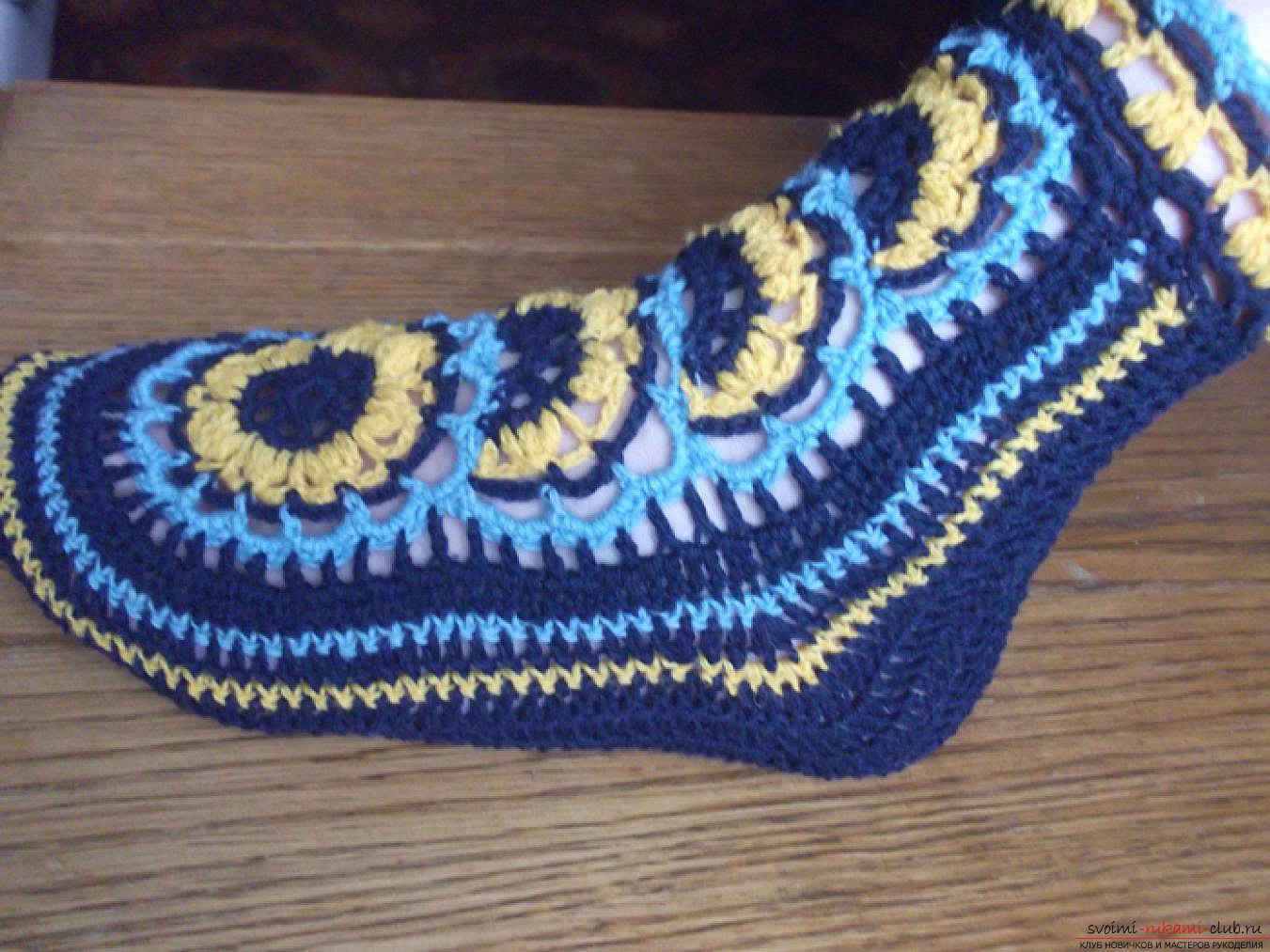 crocheted charming socks. Photo №4