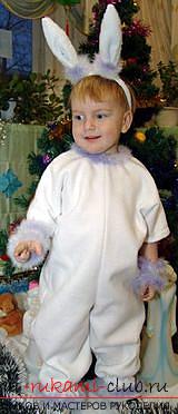 New Year costumes with their own hands, carnival costume for a boy, how to sew a hare suit for a boy with their own hands, tips, recommendations and step-by-step instructions .. Photo # 16