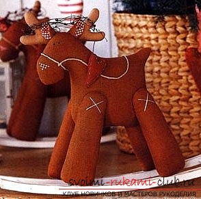 We sew the doll a tilde Deer with our own hands. Photo №1