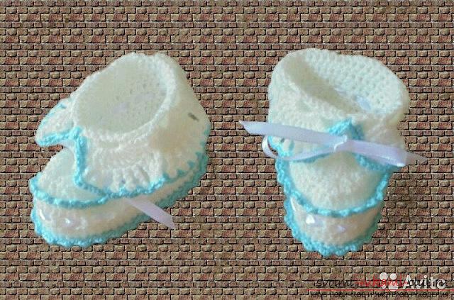 Crochet-shaped things for baby. Photo №4