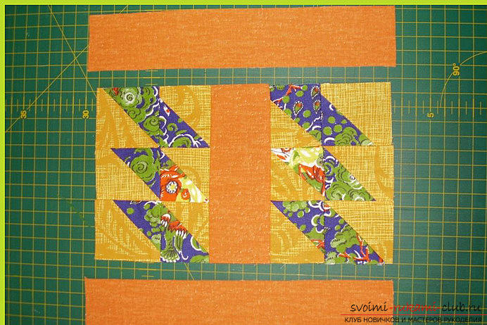 Een etui naaien met behulp van de Japanse patchwork-techniek. Foto nummer 9