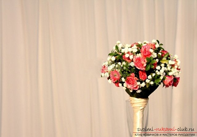 We make a wedding bouquet with our own hands. Photo №7