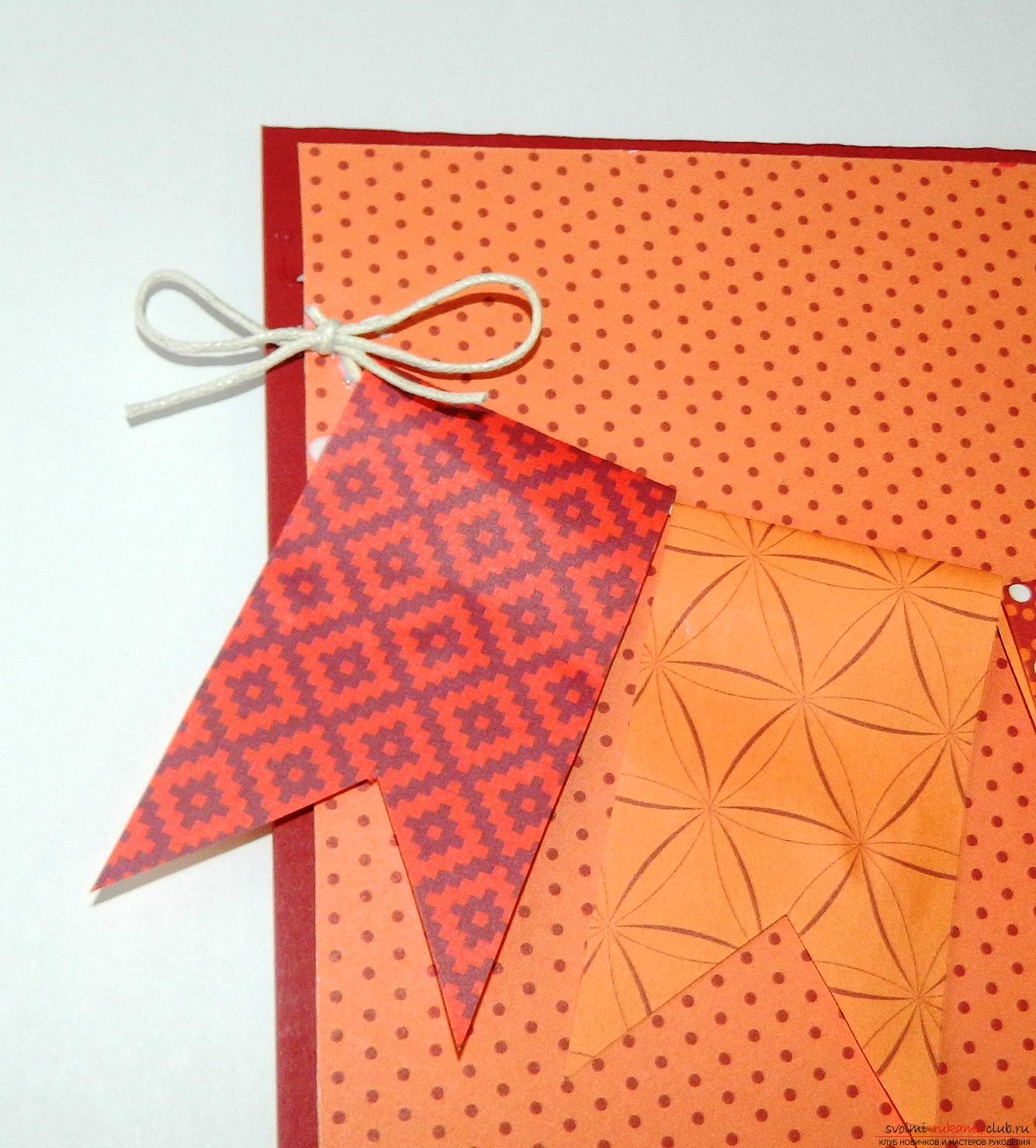 In this master class you will learn how to make a beautiful birthday card with your own hands .. Photo # 12