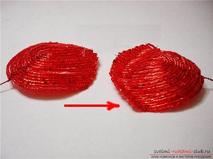 How to weave flowers of poppies, photo and description of weaving a bouquet of poppies. Picture №3