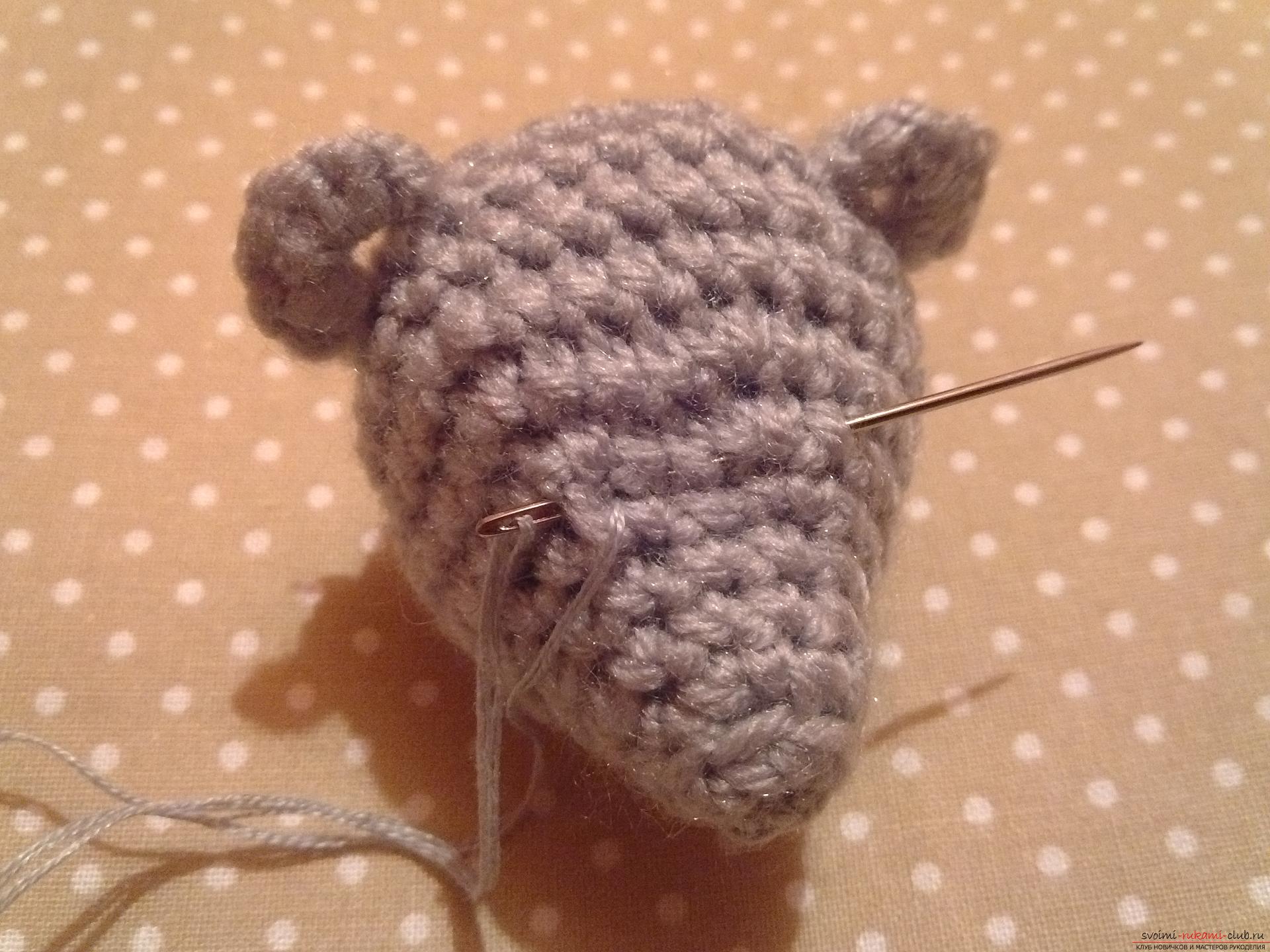 Photo to a lesson on crocheting a funny hedgehog. Photo №4