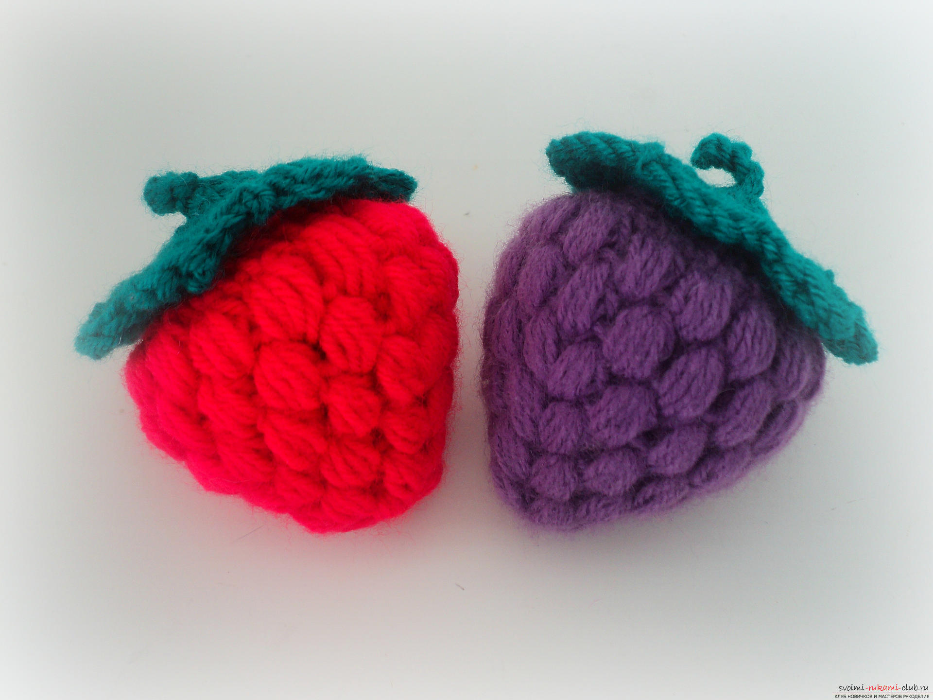 This detailed master class contains a crochet lesson and will teach you how to bind berries by yourself. Photo # 14