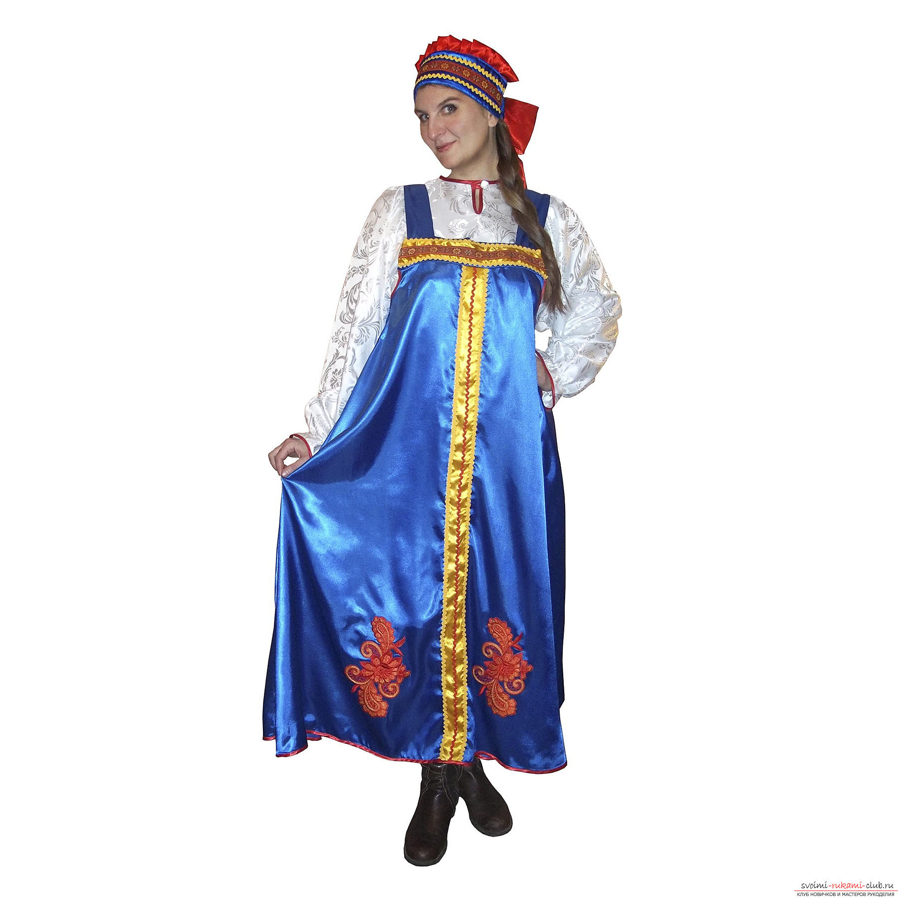 Russian folk costume. Simple solutions with their own hands .. Photo # 2