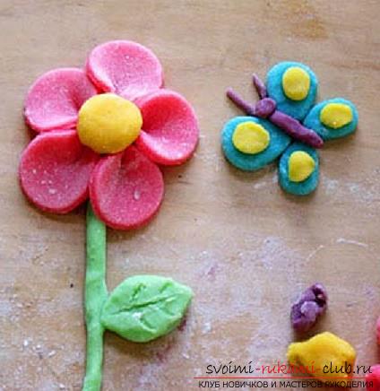 Molding of plasticine for children from 1.5 years. The initial stages of sculpting crafts from plasticine. Photo # 2