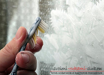 Decoration for the New Year, how to decorate the New Year window yourself, ways to decorate the windows for New Year's holidays, templates for decorating windows, decorating windows with PVA glue .. Photo # 7