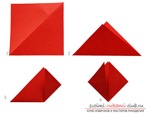 Hoe maak je eigen handwerk in origamitechniek voor kinderen van 9 jaar oud. Foto # 8