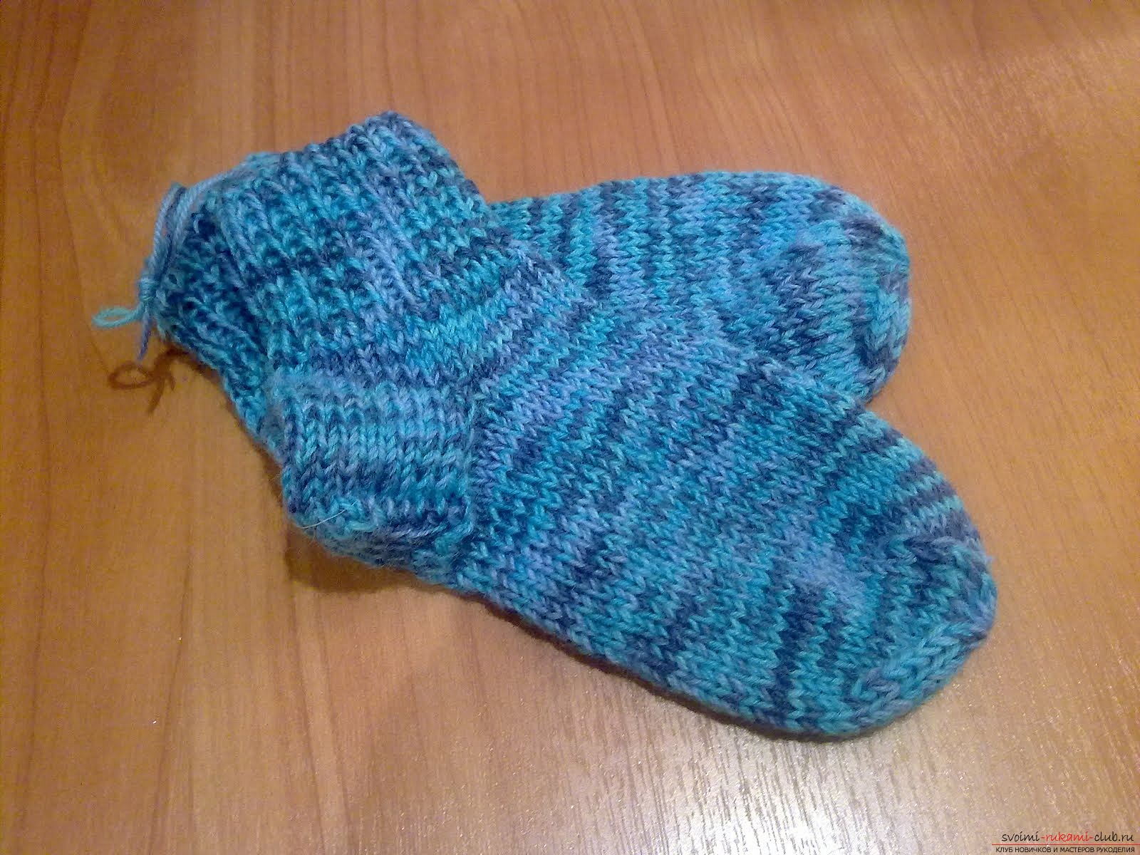 children's knitted knitted socks. Photo №4
