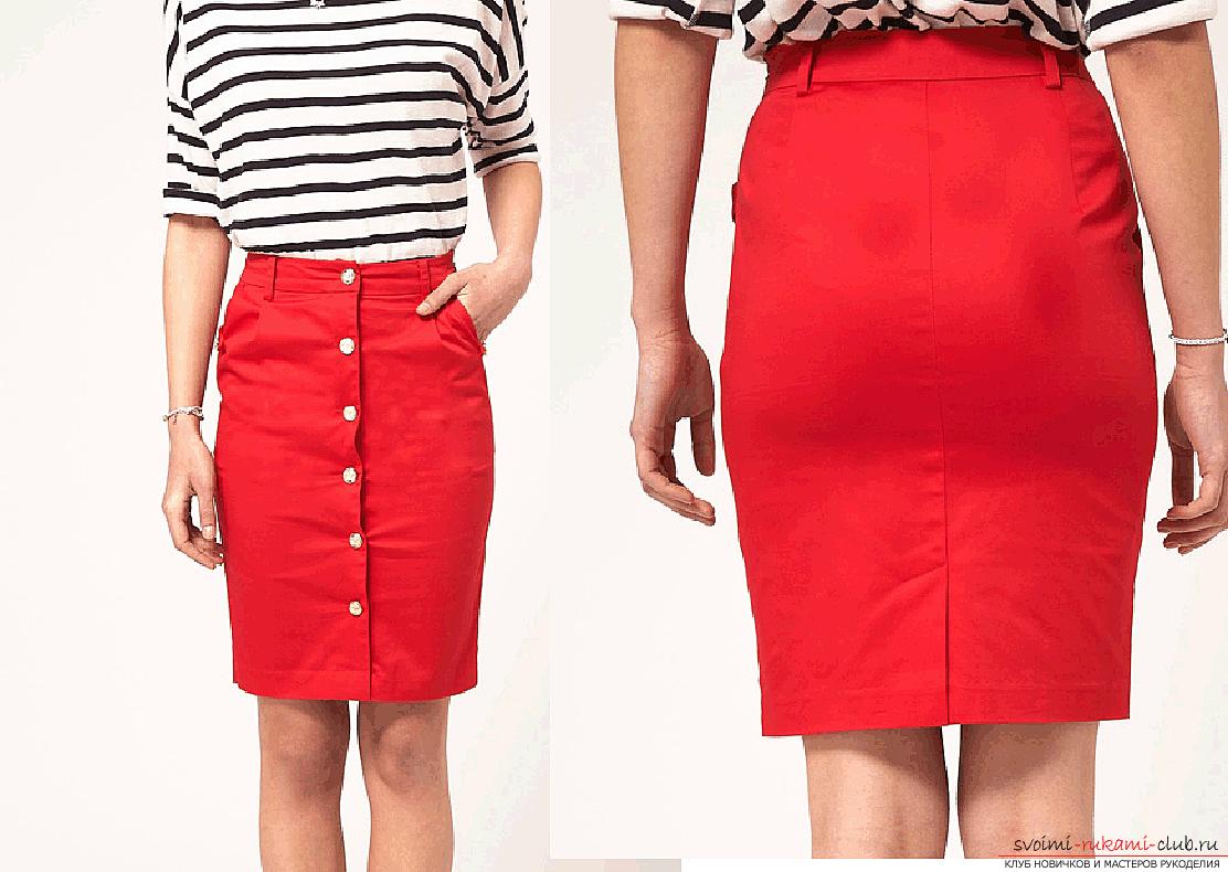 Make a pattern of a pencil skirt with your own hands quickly and easily. Photo №1