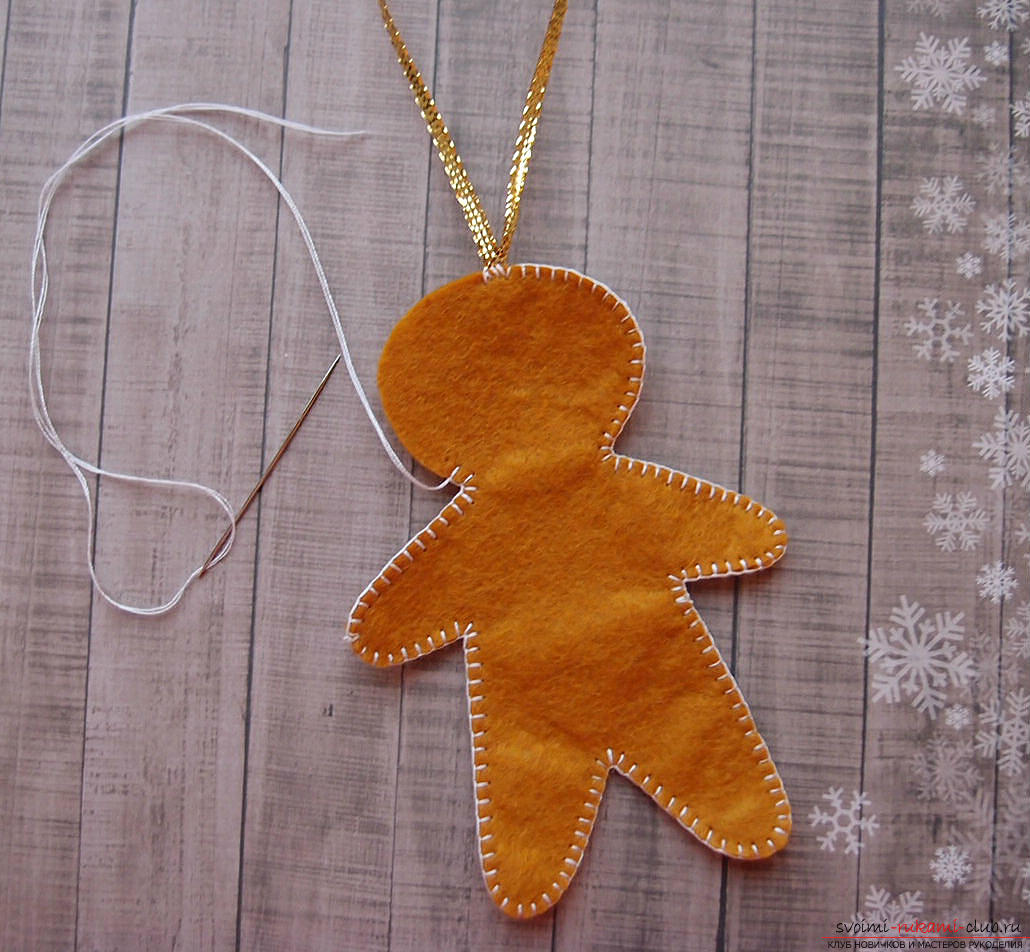 This master class with a description and photo will teach you how to make crafts from felt by yourself. Photo # 6