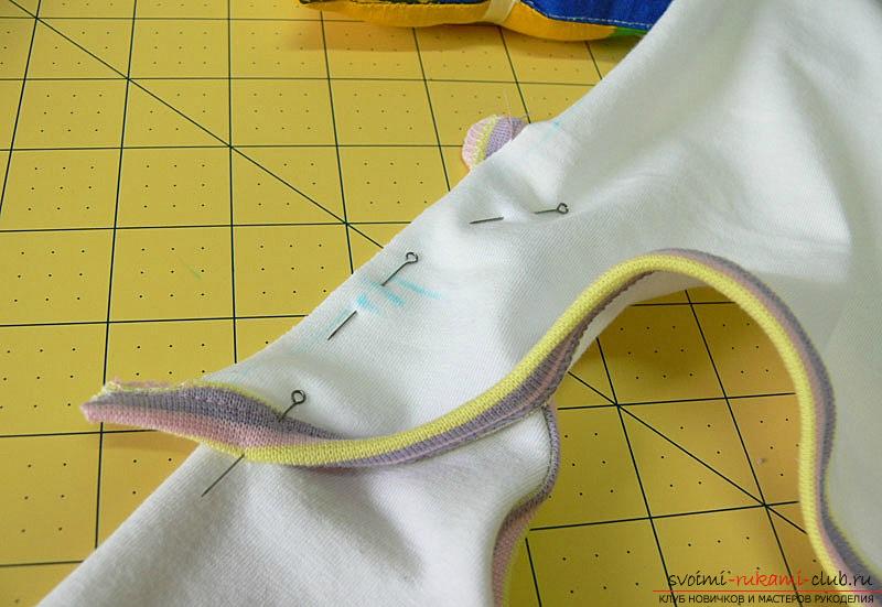 Pattern and sewing body for a newborn baby. Photo Number 9