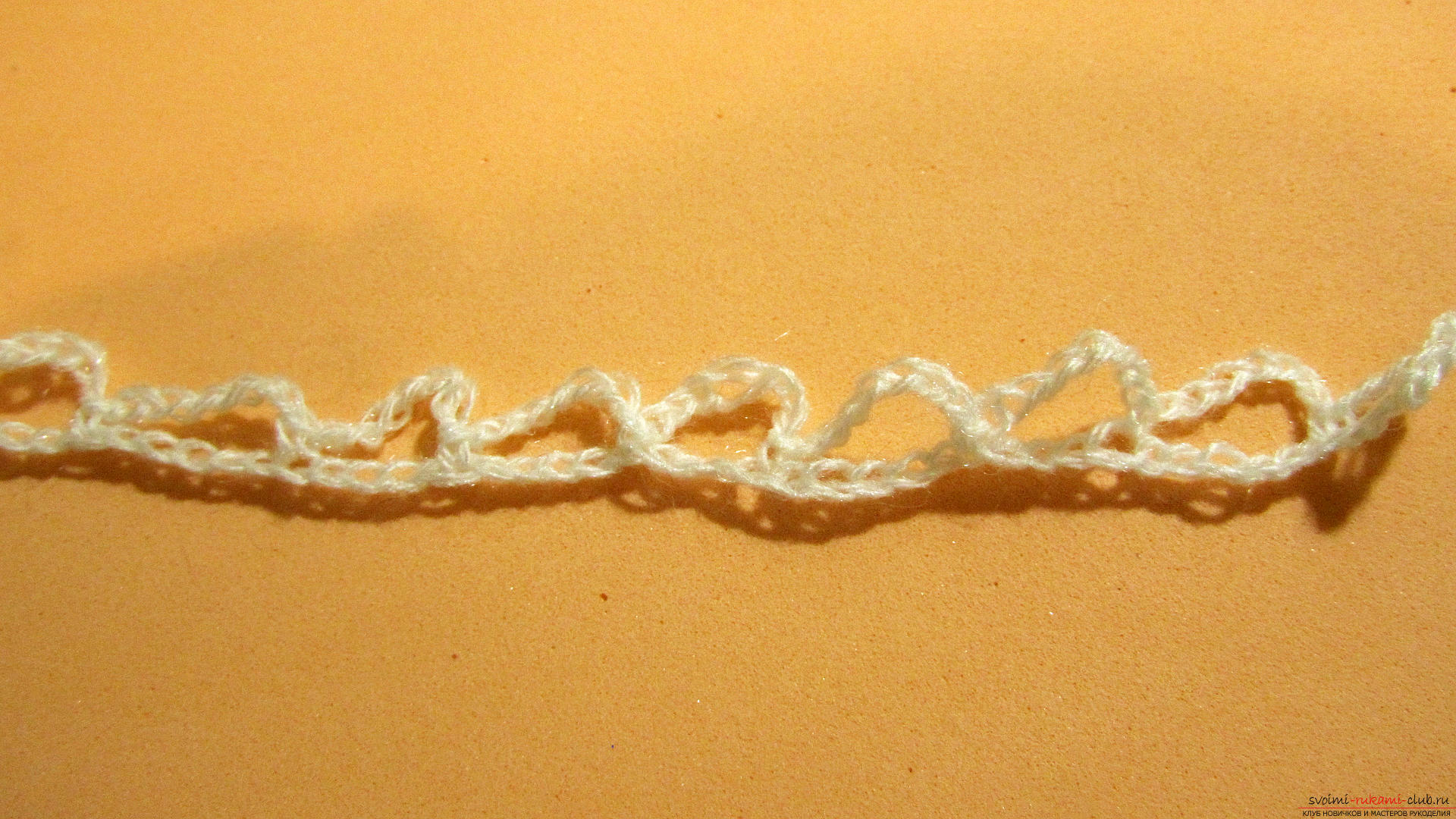 The master class is dedicated to knitting a beautiful stitch with a crochet. Photo №6
