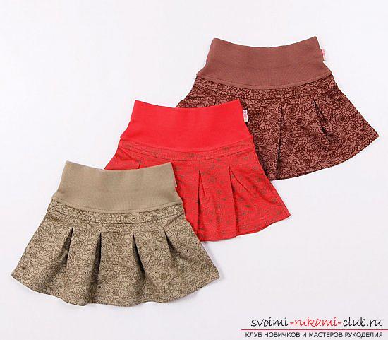 How to sew a mini-skirt for a girl. Photo # 2