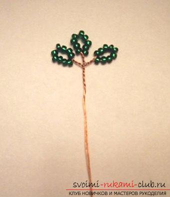 How to prepare a Christmas tree of beads? A lesson and a master class of beading. Photo №1