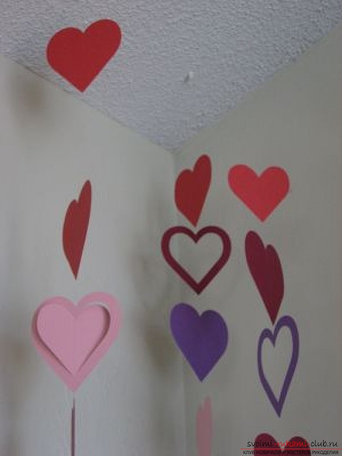 We make valentines with our own hands. Picture №10
