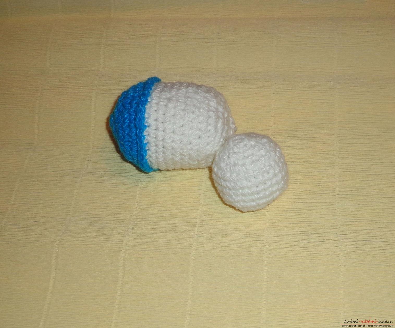 Photo to a lesson on crocheting a snowman "Bonya". Picture №3