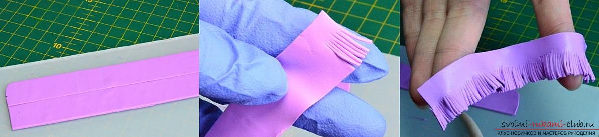 Hoe maak je een broche gemaakt van polymeerklei, lessen van keramische bloemisterij, stap-voor-stap foto-creatie broche 