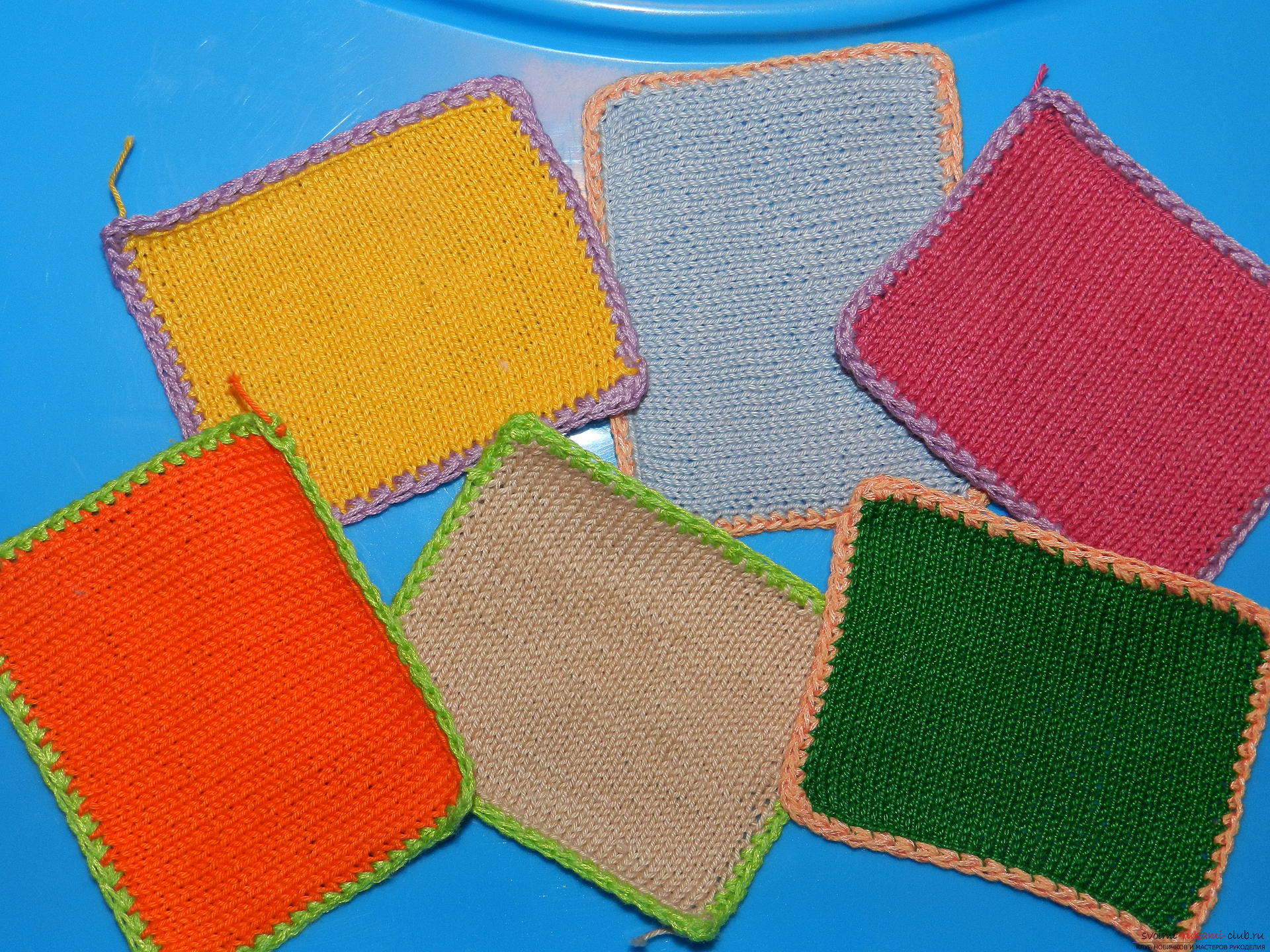 The master class will teach how to create a developing knitting cube for fine motor skills. Photo №4