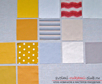 Quilted mini blanket on the technology of Japanese patchwork. Photo №1