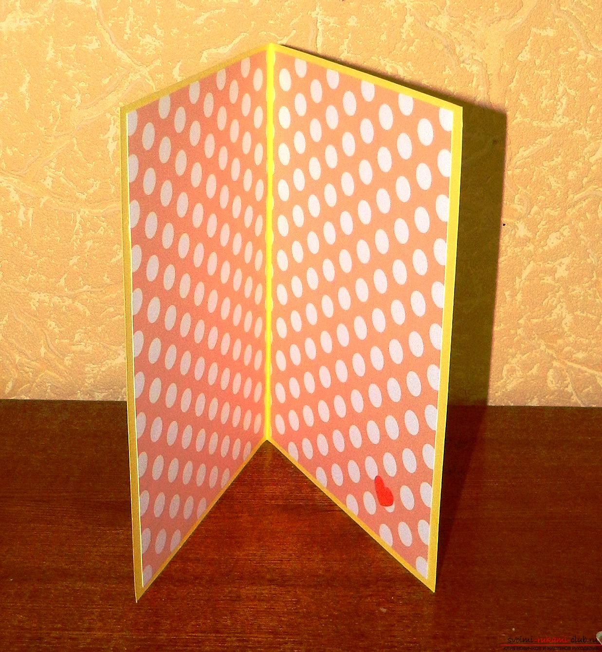 This master class will teach you how to make a card with your own hands in the style of ayris folding .. Photo # 16