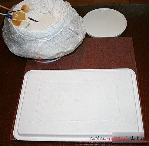 Decoupage drying for beginners - the design of a two-level drying step by step. Photo №4