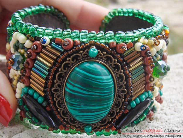 bracelet from beads. Photo №1