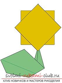 Създаване на ръчно изработена хартия от ръцете им в техниката на оригами за деца от 5 години .. Снимка # 10