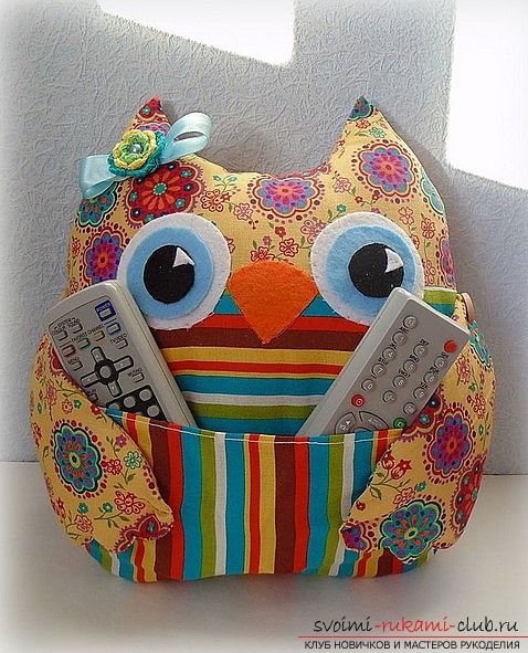 Owl-toy as a gift. Lessons with their own hands and a photo .. Photo # 1