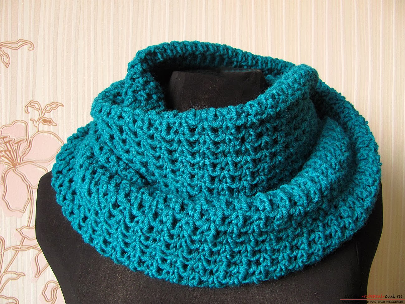 knitted knitted scarf. Photo №4