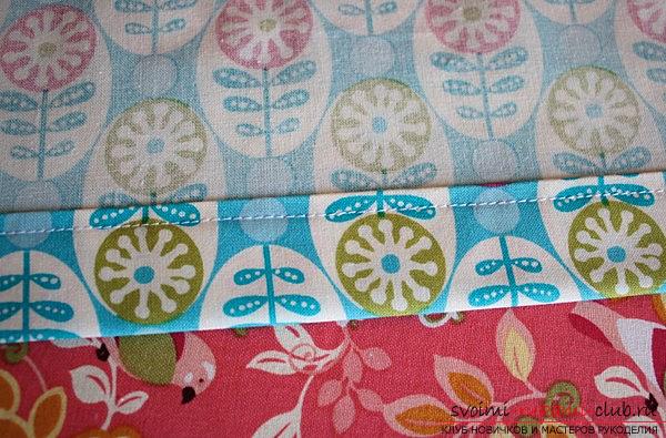 A simple variant of sewing a dress-pillow case for a girl. Photo Number 19