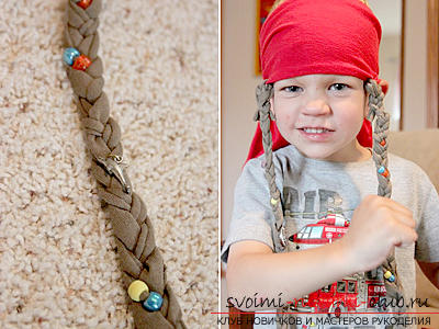 We sew Jack Sparrow's suit with our own hands on a pattern. Picture №3