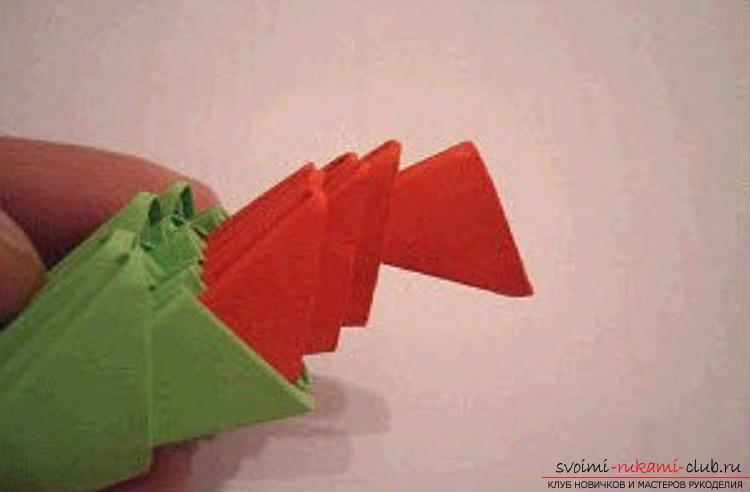 modular origami dragon. Photo №112