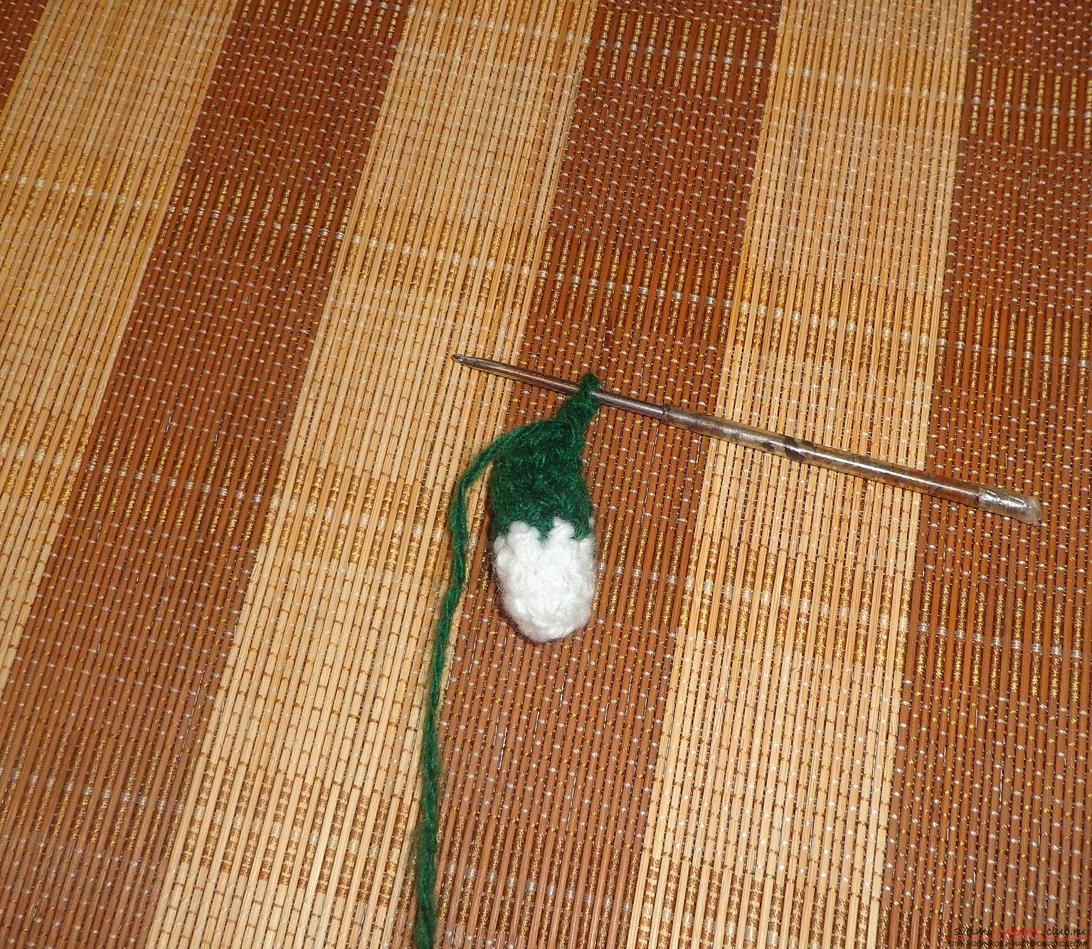 A lesson on crocheting a New Year monkey. Photo Number 11