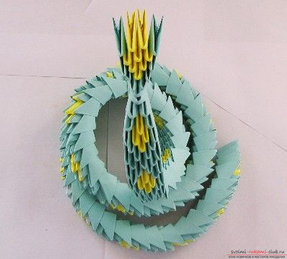 modular origami snake. Photo number 45