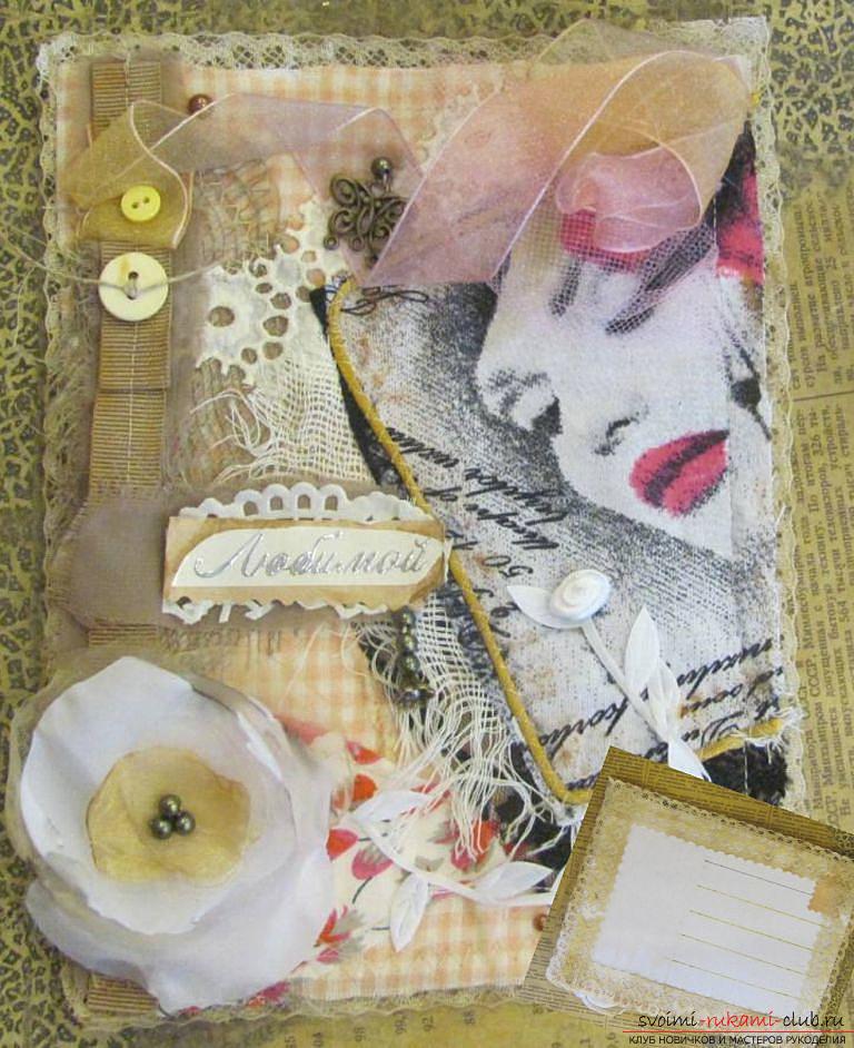 maak een mooie inscriptie op scrapbooking. Foto №4