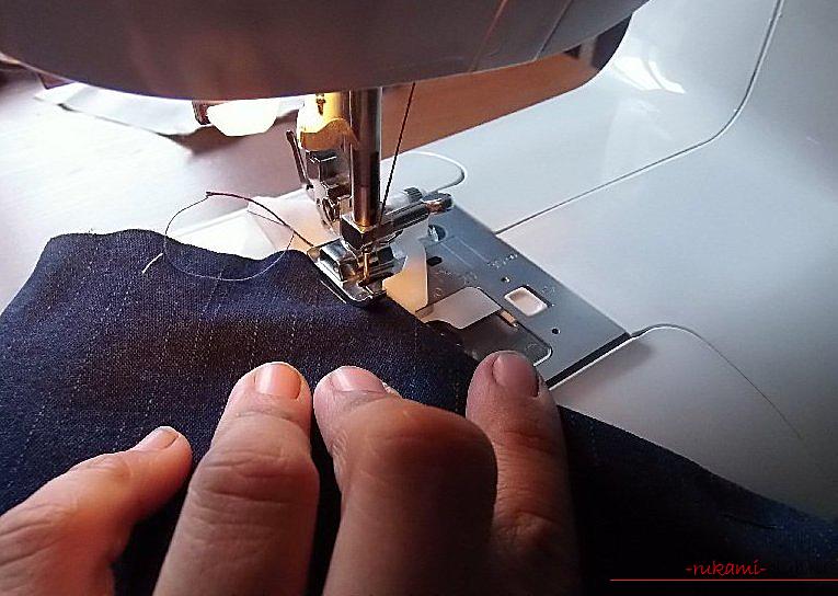 Sewing jeans shorts. Photo Number 18