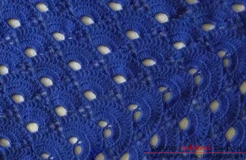 Knitting crochet shawls is an interesting and useful activity. Original crochet knitting crochet with a beautiful "Shell" pattern. Photo №1