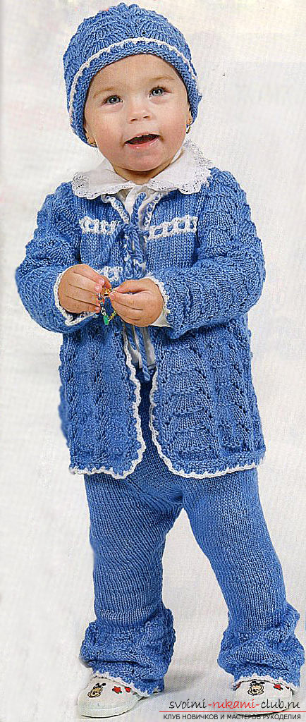 knitted knitting needles for a baby. Photo №1