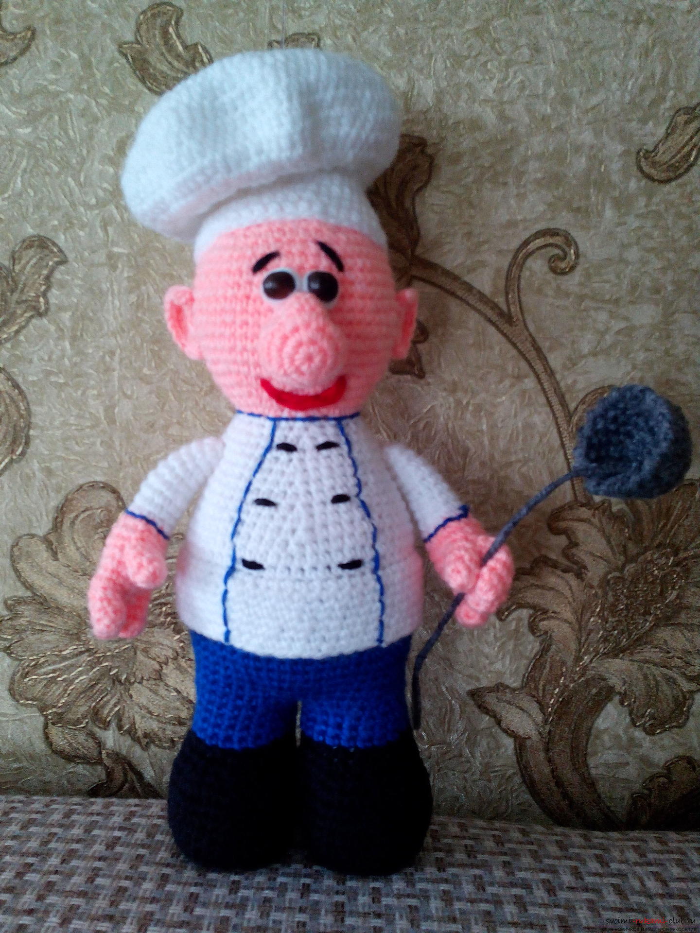 Charming chef crocheted. Photo №1