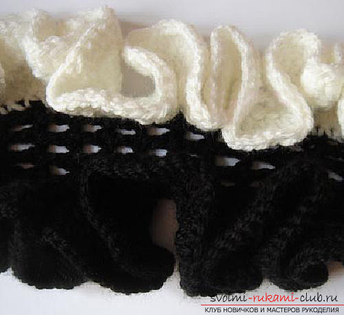 Crochet beautiful and original scarves. Photo №1