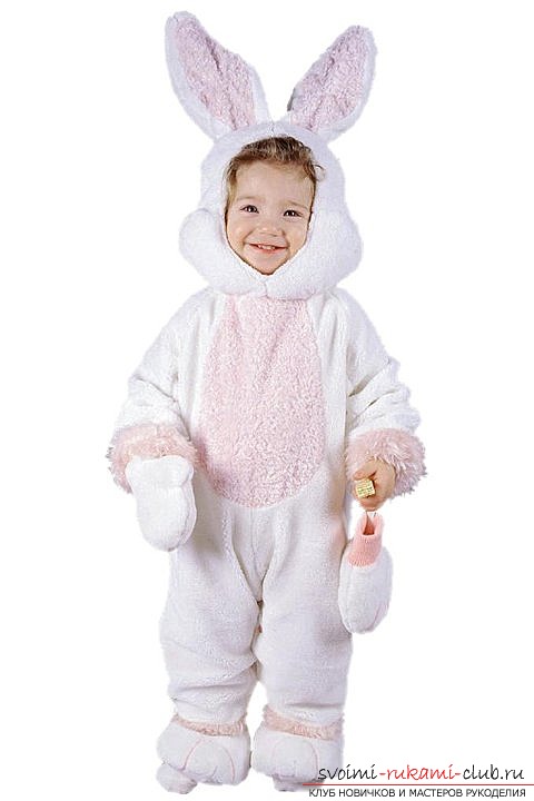 How to sew a bunny costume for a child on a professional pattern. Advice of experienced needlewomen and an understandable master class. Photo №1