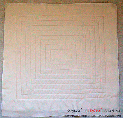 Quilted mini blanket on the technology of Japanese patchwork. Photo №13
