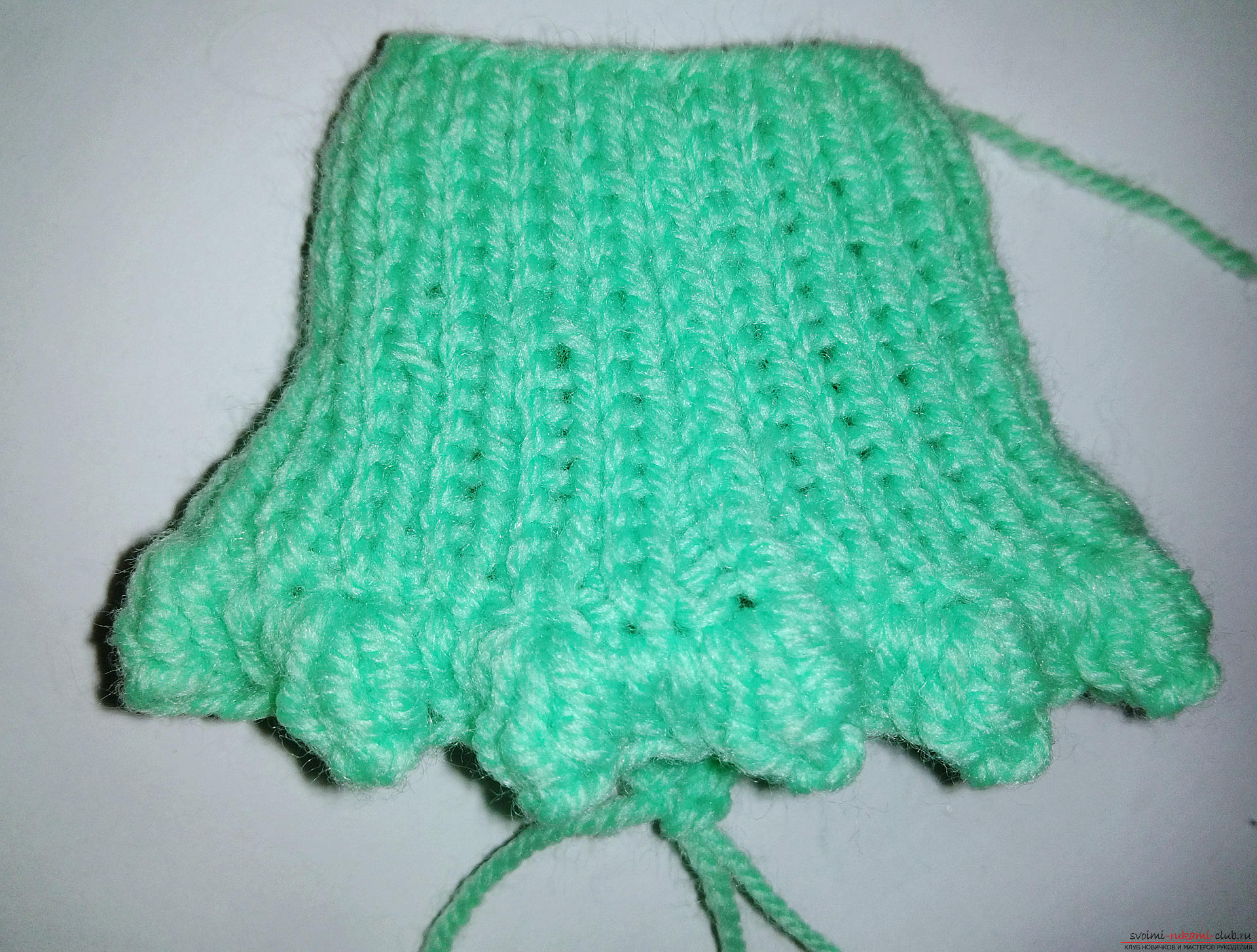 This master class on knitting for beginners will tell you how to learn to knit mitts .. Photo # 7