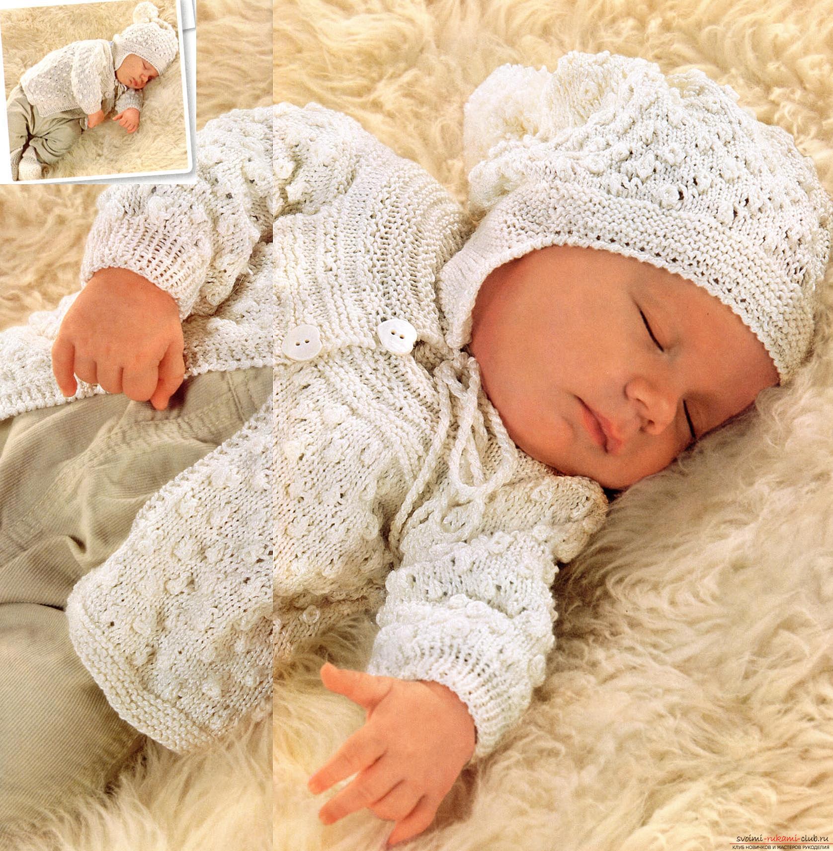 Universal set of clothes for a newborn girl. Picture №3