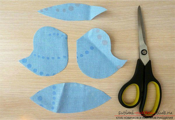 Pattern and recommendations with a phased photo on the making of a bird .. Photo # 4