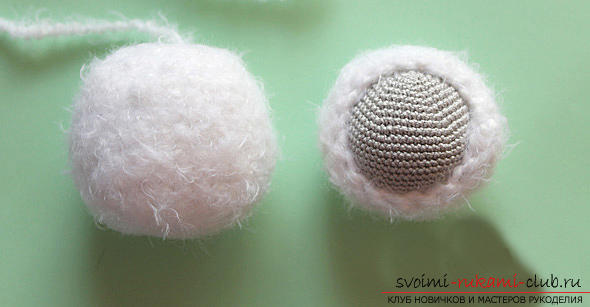 Tie the lamb amigurumi with your own hands using the hook: step-by-step description and photo. Photo Number 11