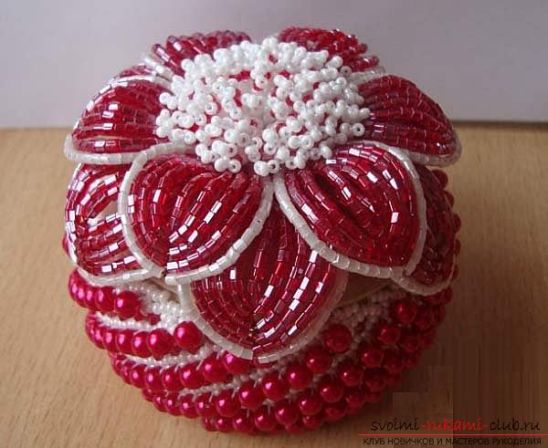 Several master classes to decorate caskets with beads, photos, ideas for inspiration .. Photo # 21